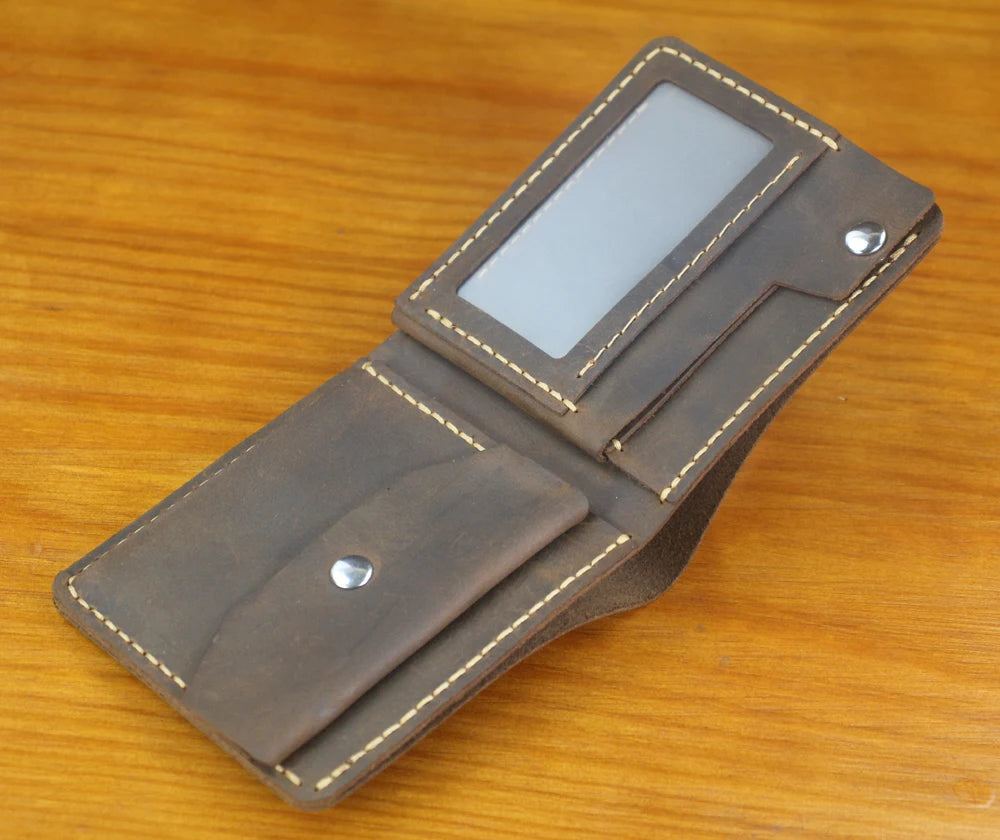 Men’s Wallet – Compact Model with Coin Pocket