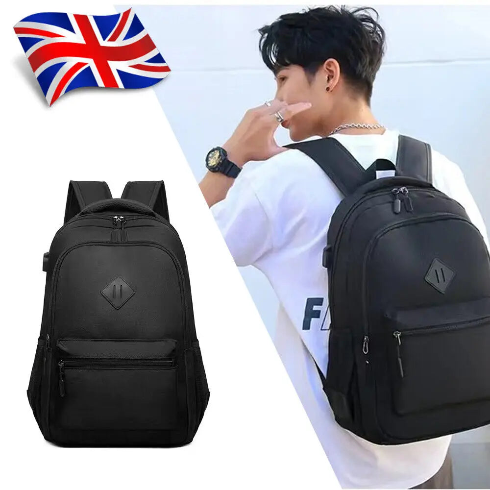 Men’s Backpack with USB Charging – Large Capacity and Durable Design