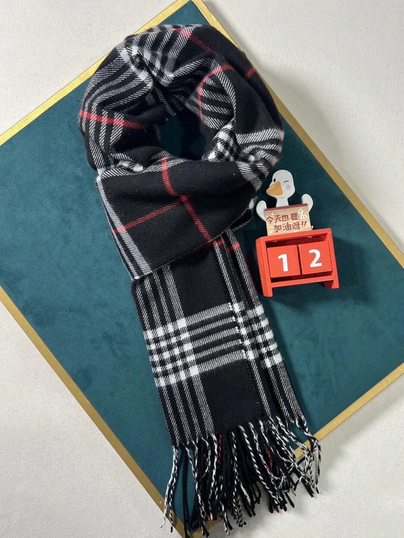 Warm Scarf - Winter Design, Men's Shawl.