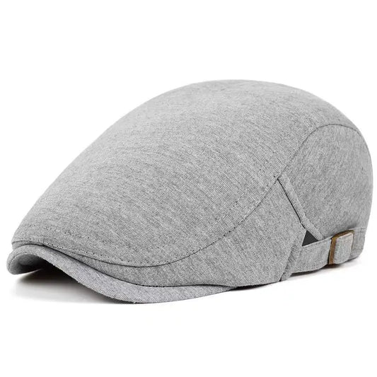 Men's Classic Beret with Subtle Side Adjustment