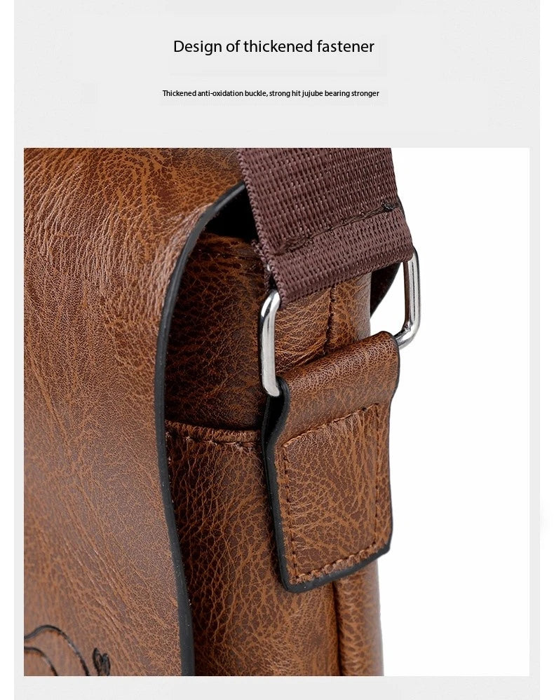 Men’s Messenger Bag – Timeless Sophistication for Stylish Men | Perfect for iPad and Laptop