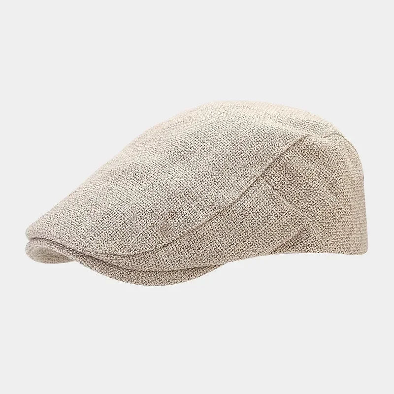 Men's Linen Beret – Timeless Style