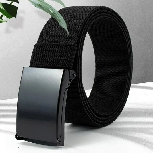 Men’s Nylon Belt with Automatic Ratchet Buckle – Sleek and Adjustable Design