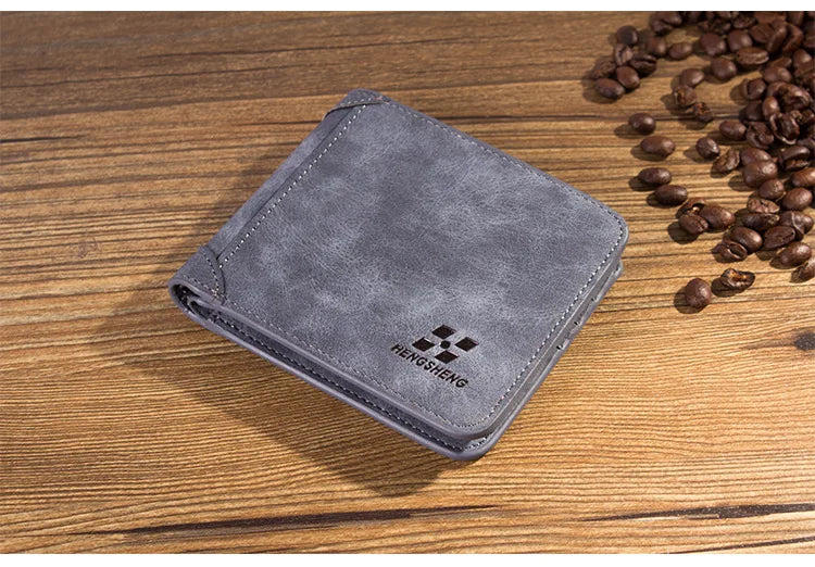 Men’s Synthetic Leather Wallet – Classic and Functional Design