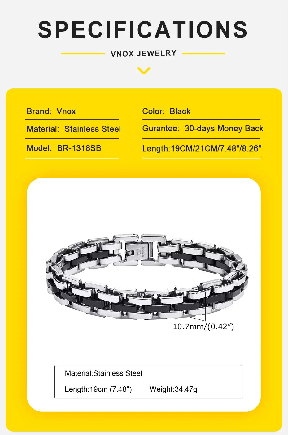Men’s Stainless Steel Bracelet – Strength and Sophistication