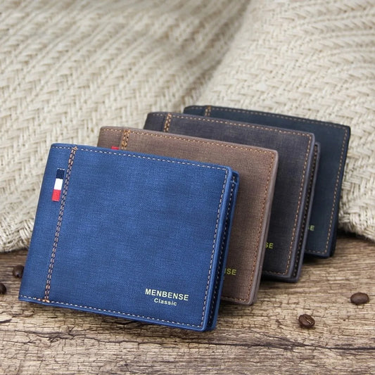 Men’s Classic Premium Fabric Wallet – Modern Style and Functionality