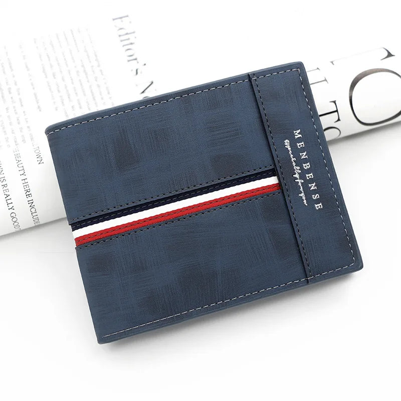 European Style Wallet with Tricolor Detail