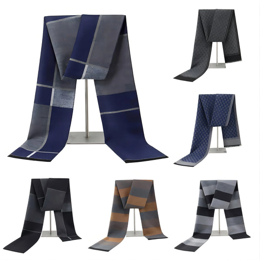 Men’s Modern Patterned Scarf – Style and Sophistication