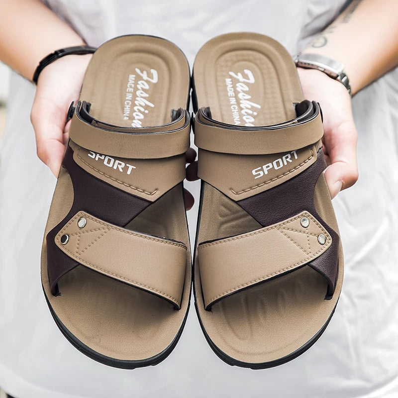 Classic Men's Sandal - Comfortable Beach Flip Flop, Soft Sole