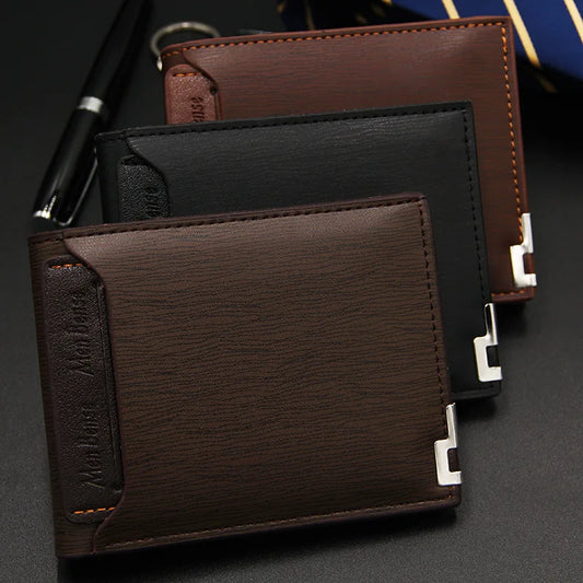 Men’s Wallet – Modern Design with Metal Detail