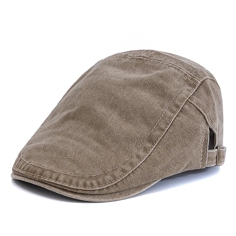 Men's Washed Cotton Beret