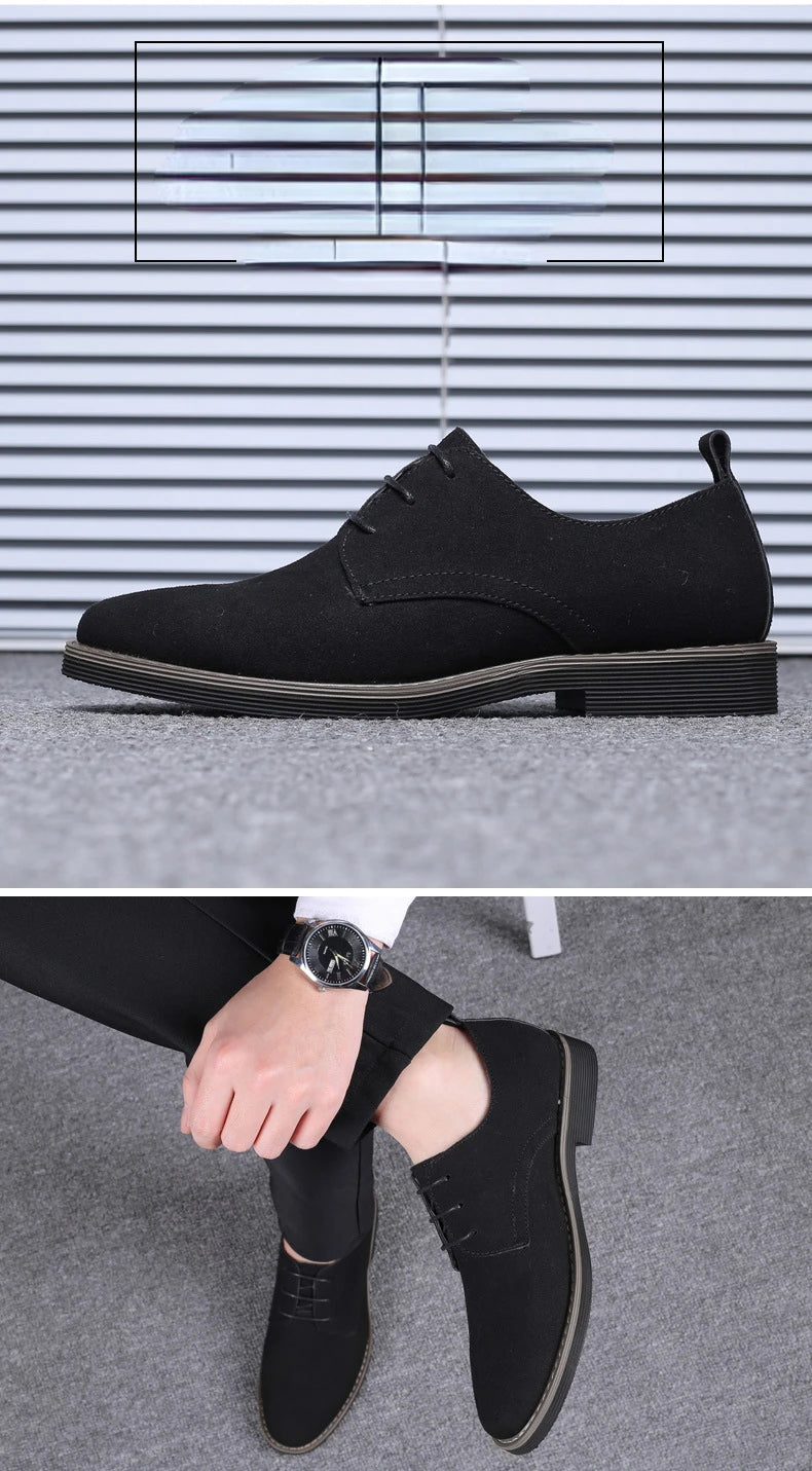 Herren Freizeitschuhe - Wildleder mit Schnürsenkeln