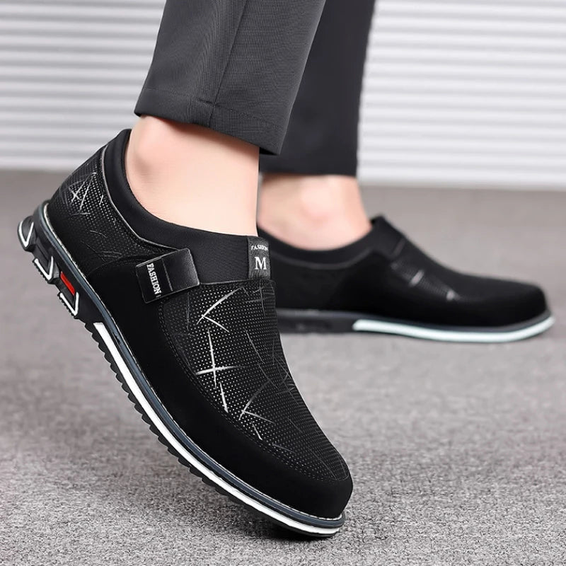 Herren Businessschuhe aus Leder - Bequeme Halbschuhe für die Arbeit