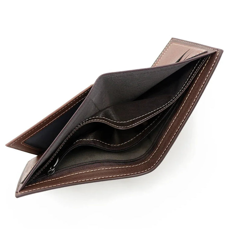 European Style Wallet with Tricolor Detail