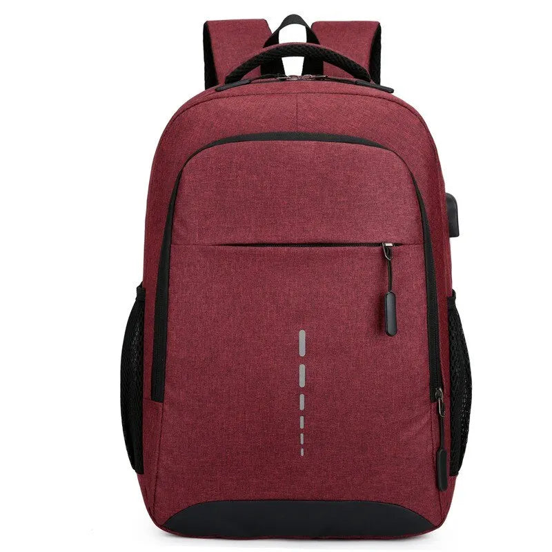 Men’s Premium Anti-Theft Backpack with USB Port – Modern Waterproof Design & Large Capacity for Laptop