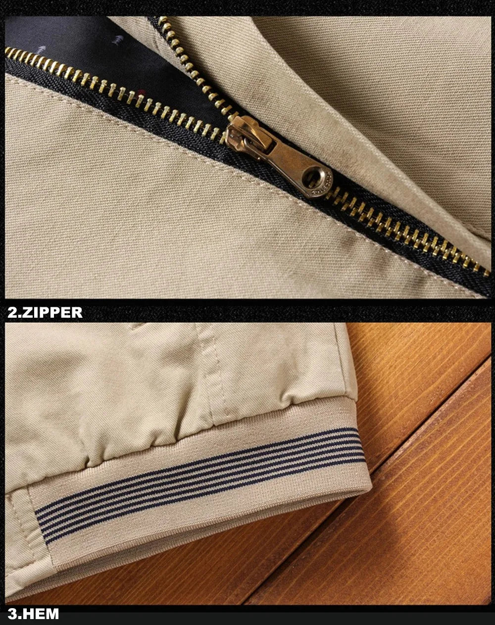 Men’s Casual Jacket with Thermal Lining and Modern Design