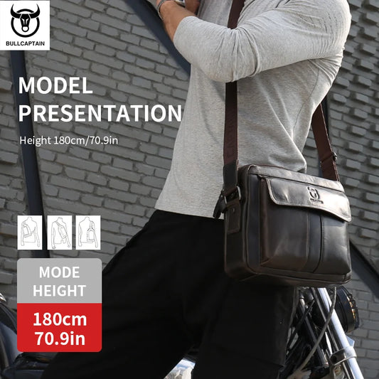 Men’s Leather Messenger Bag – Classic Style and High Durability