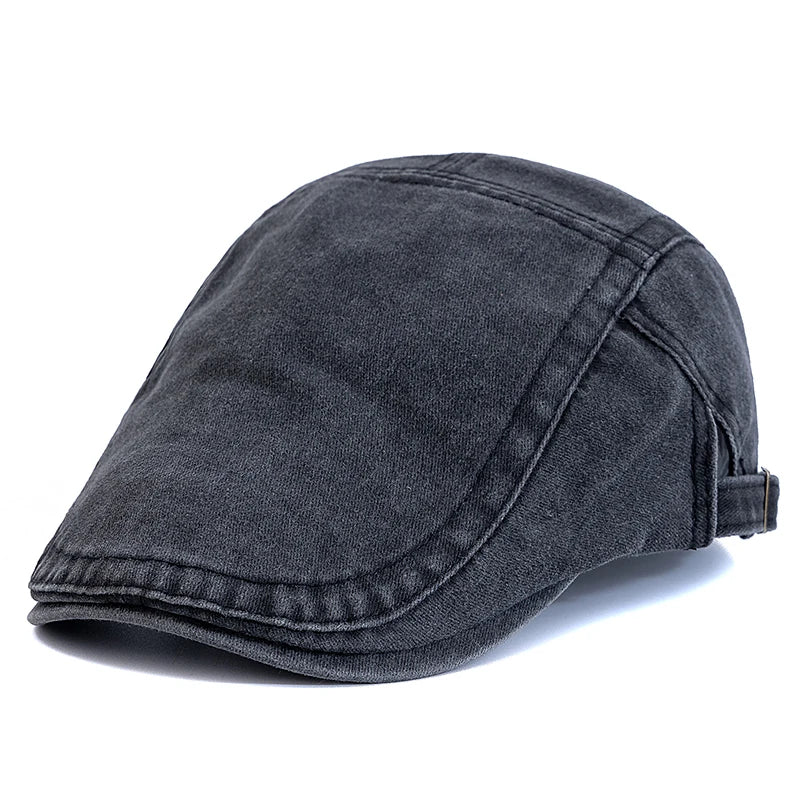 Men's Washed Cotton Beret