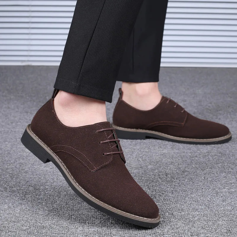 Herren Freizeitschuhe - Wildleder mit Schnürsenkeln