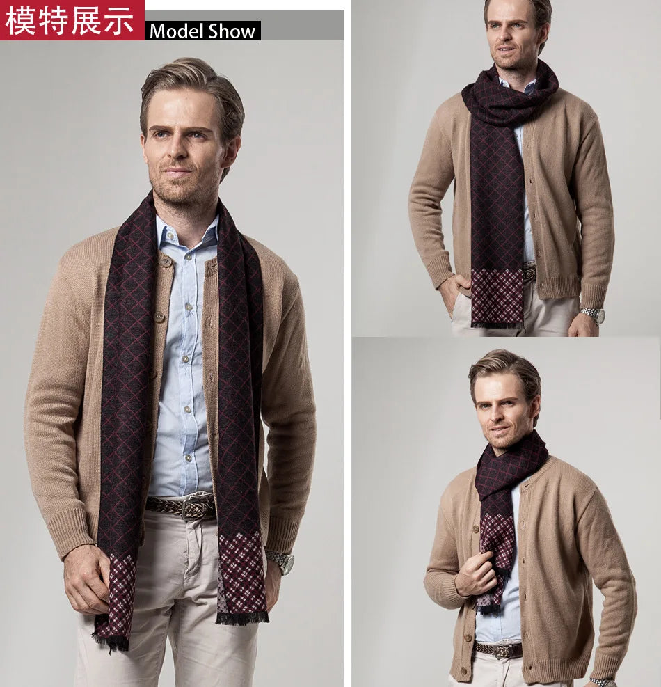 Luxury Men's Scarf, High Quality for Men