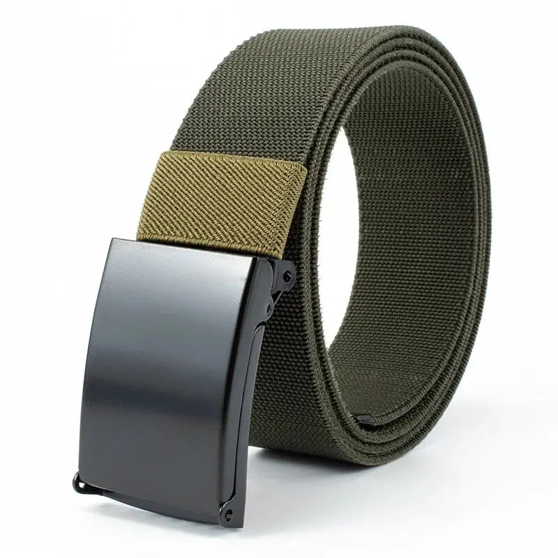 Men’s Nylon Belt with Automatic Ratchet Buckle – Sleek and Adjustable Design