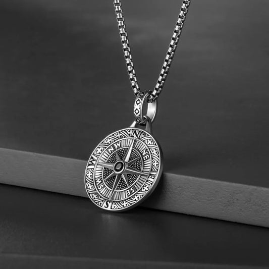 Men’s Compass Necklace – Freedom & Direction