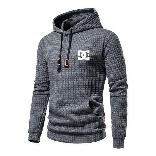 DC Men’s Hoodie – Textured Urban Design