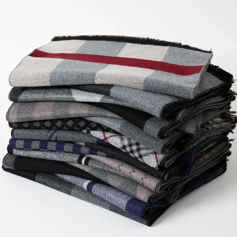 Men's Pashmina Scarf for Men, Wool Scarf for Winter.