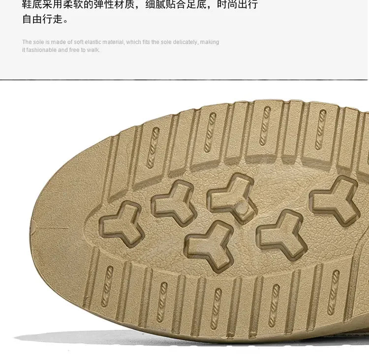 Men's Sneakers - Fashionable Formal Loafers with Soft Sole