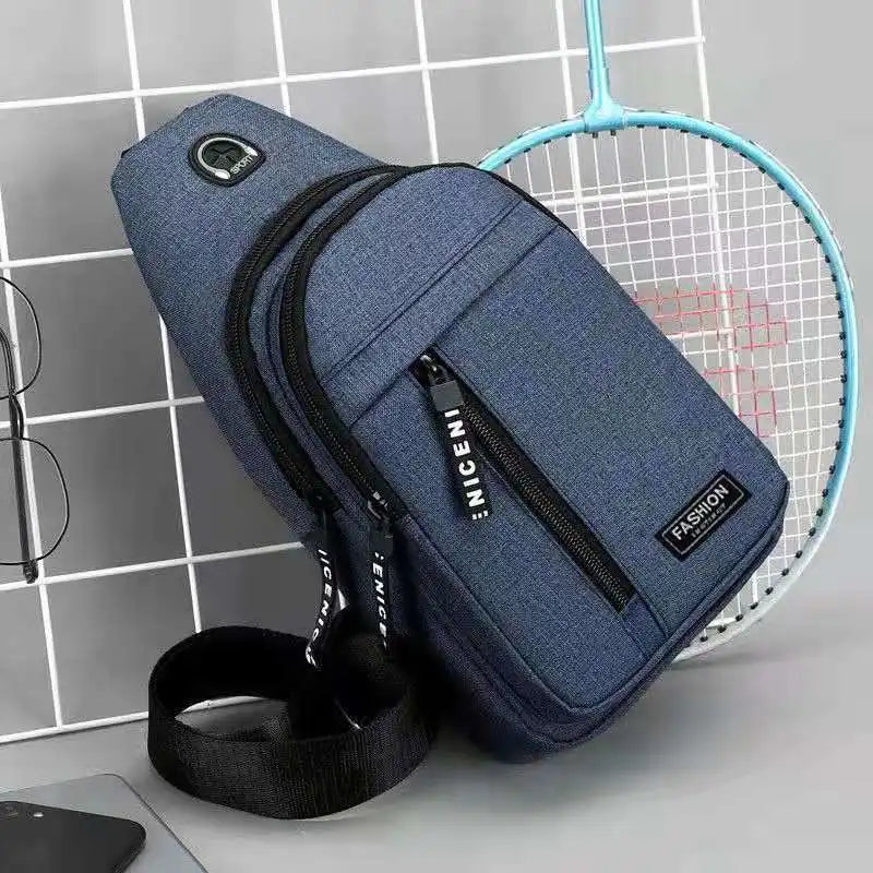 Men’s Casual Crossbody Sling Bag – Lightweight Urban Chest Pack for Daily Essentials
