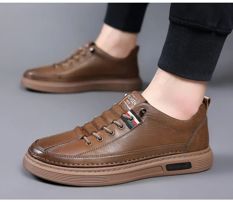 Men's Versatile Casual Shoes - Ultra Soft Leather and Pleasure