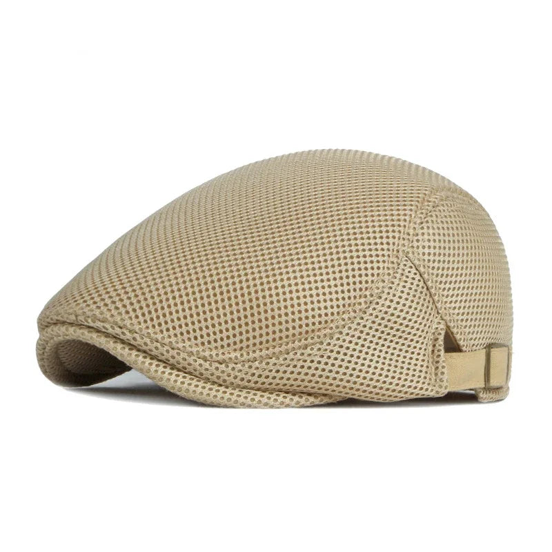 Men's Breathable Mesh Beret - Comfort and Style for All Seasons