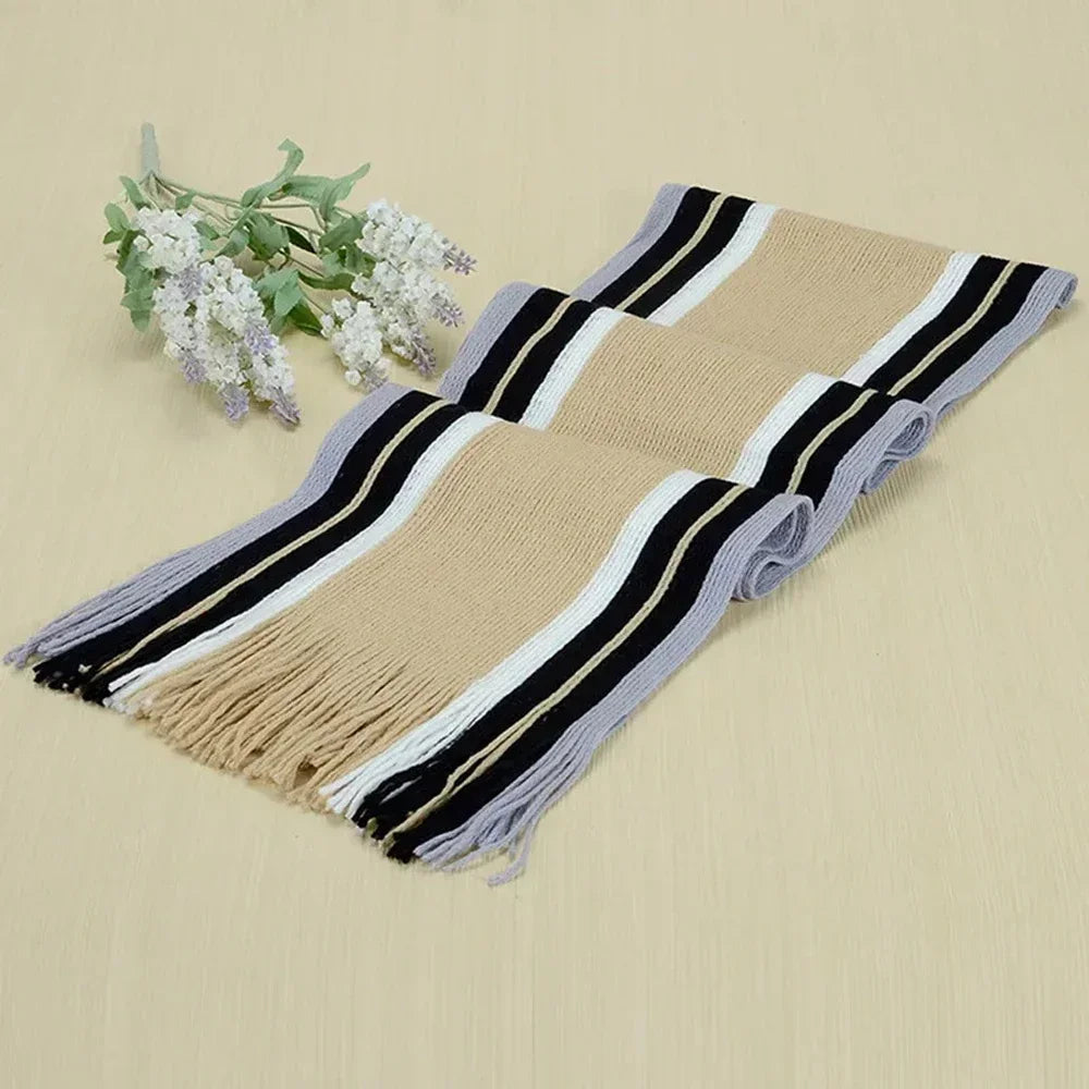 Classic Men's Scarf - Striped Business Casual