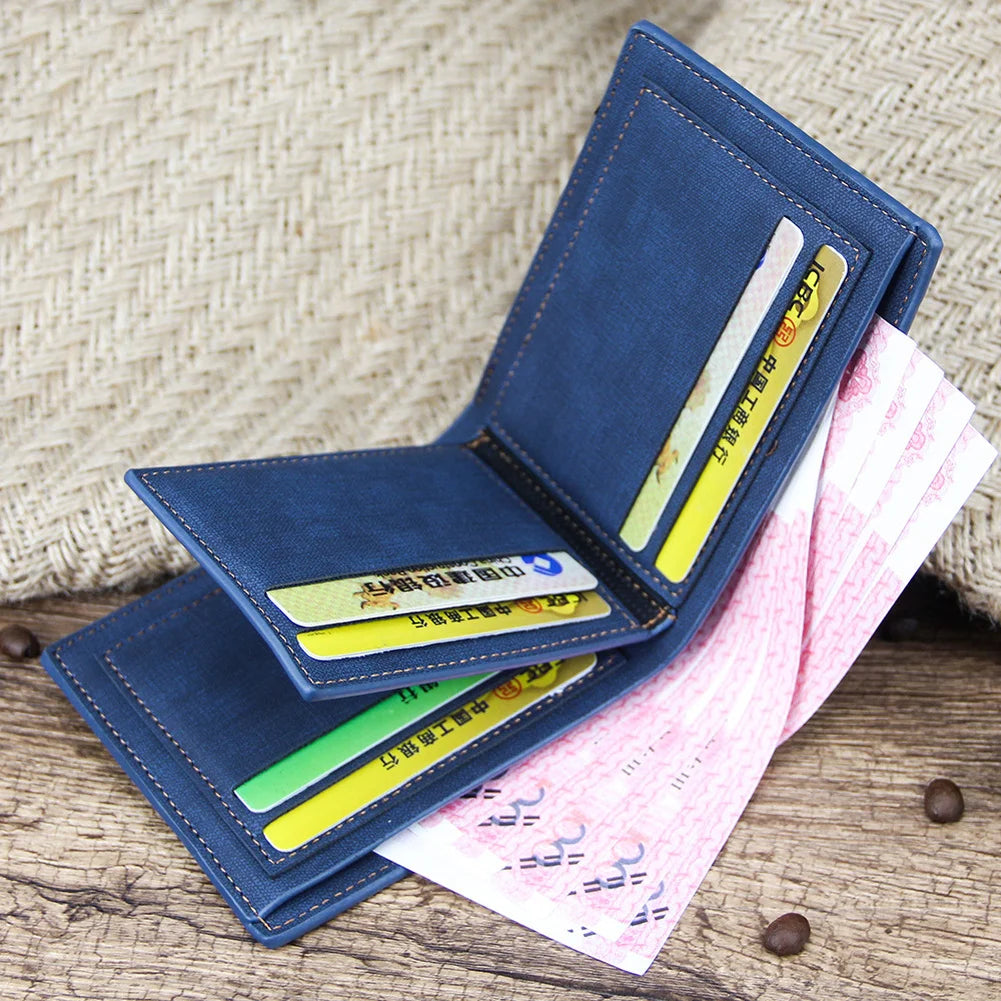 Men’s Classic Premium Fabric Wallet – Modern Style and Functionality