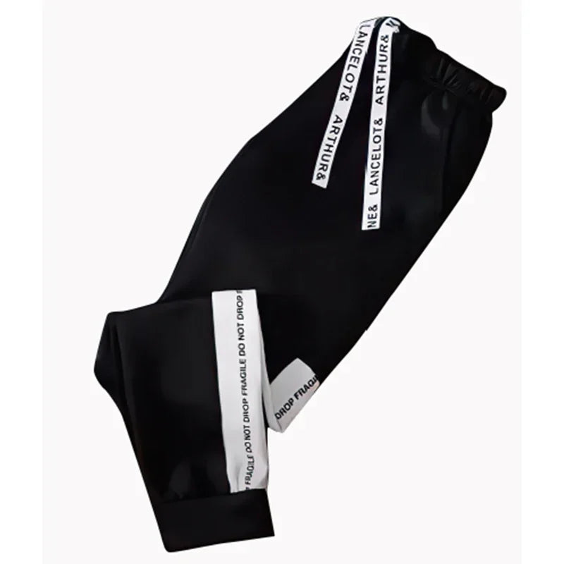 Men’s Bicolor Hoodie – Urban Style with Text Detail
