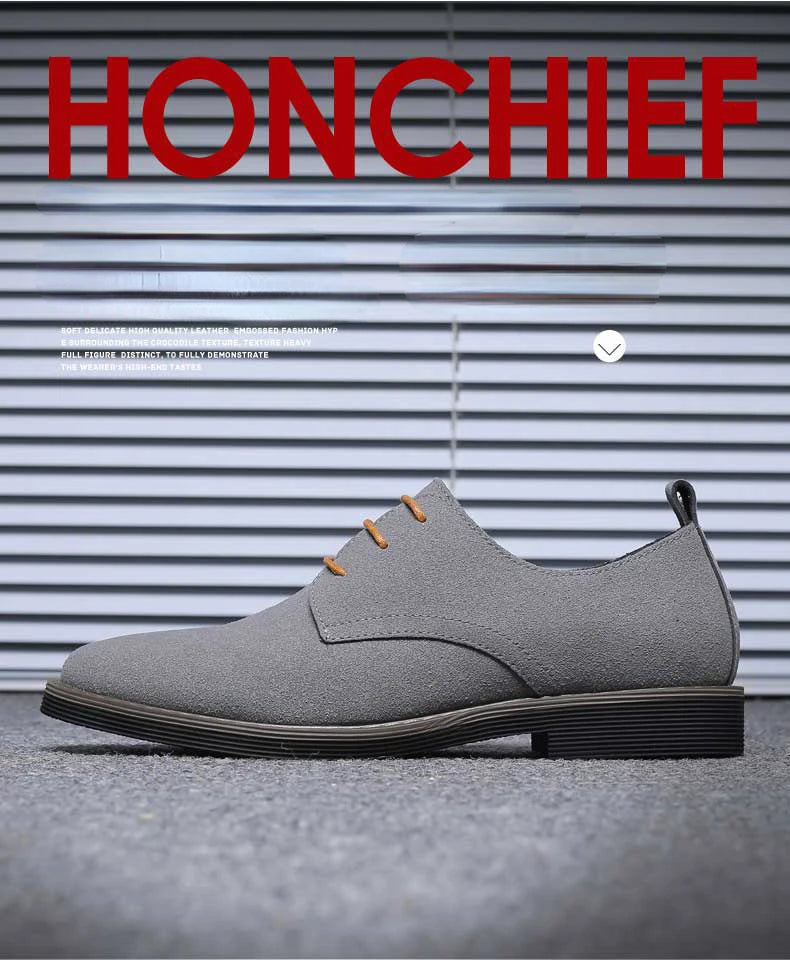 Herren Freizeitschuhe - Wildleder mit Schnürsenkeln