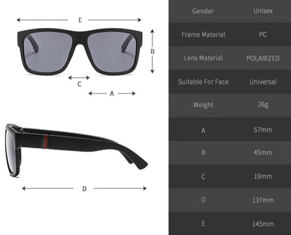 Sport-Inspired Rectangular Sunglasses – Performance & Style UV400