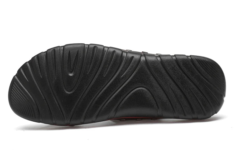 Men's Casual Leather Sandals - Summer, Outdoor & Walking, Soft & Luxurious