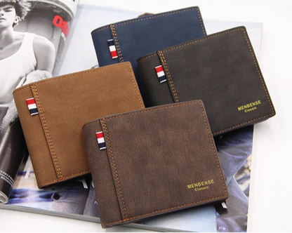 Men’s Classic Premium Fabric Wallet – Modern Style and Functionality