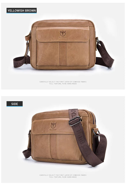 Men’s Leather Messenger Bag – Classic Style and High Durability