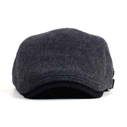 Men's Vintage Beret in Textured Fabric