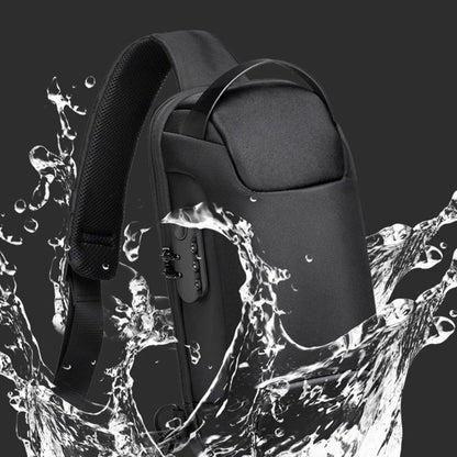 Anti-Theft Crossbody Bag with USB Charging – Modern, Secure, and Waterproof