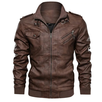 Men’s Urban Style Jacket with Inner Lining and Sleek Design