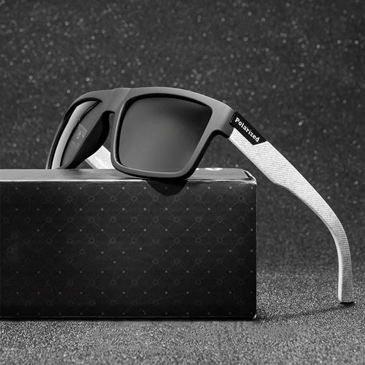 Polarized Sport Sunglasses with Two-Tone Frame – Bold & Protective UV400