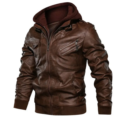 Men’s Urban Style Jacket with Inner Lining and Sleek Design