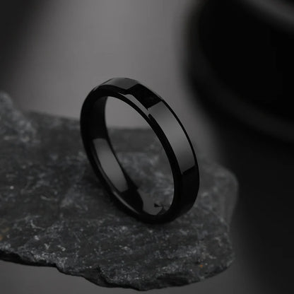 Moderne minimalistische Ringe – Schlichter Alltagsstil. 4 mm