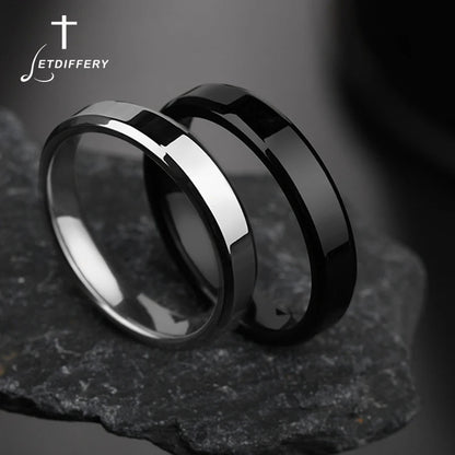 Moderne minimalistische Ringe – Schlichter Alltagsstil. 4 mm
