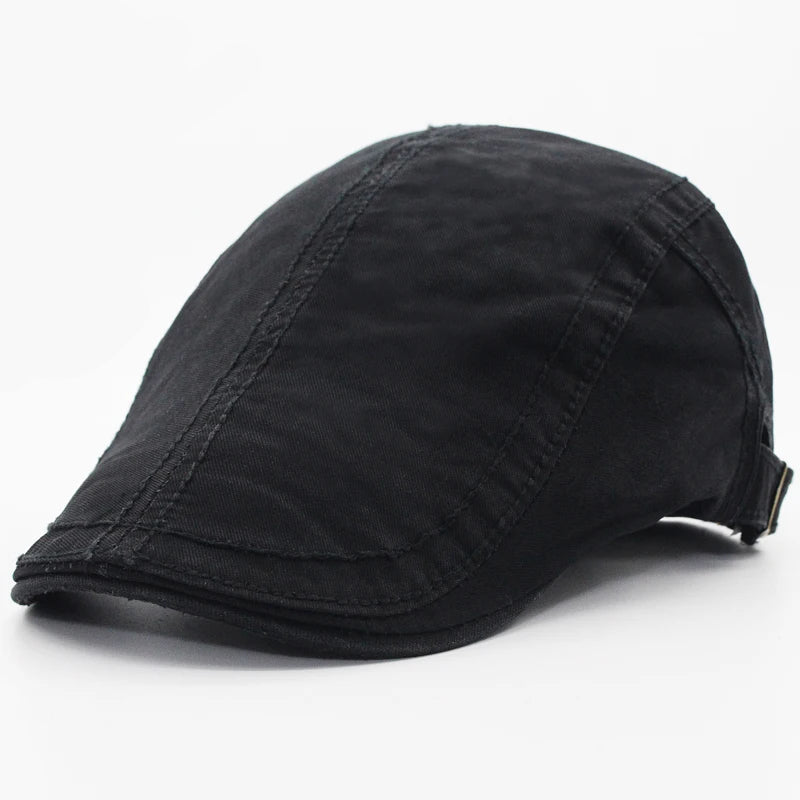 Timeless Men's Beret with Side Adjustment