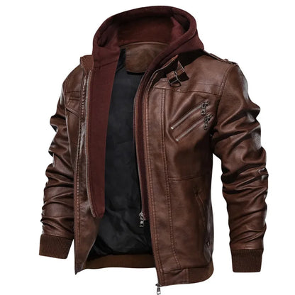 Men’s Urban Style Jacket with Inner Lining and Sleek Design