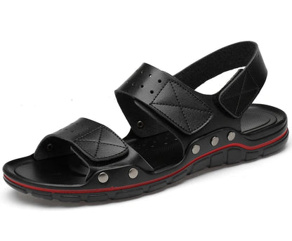Men's Casual Leather Sandals - Summer, Outdoor & Walking, Soft & Luxurious